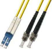 1.5M 4.92ft OS2 LC-ST Fiber Optic Cable Duplex Singlemode 9/125 1.5M Cord