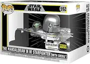 Funko Pop! Star Wars The Mandalorian and Grogu in N1 Starfighter Vinyl Figure