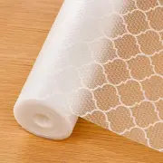 Shelf Liner for Kitchen Cabinets - Non-Adhesive Waterproof Drawer Liner (17.7"W