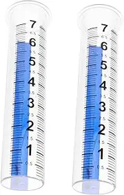 Rain Measuring Tube Plastic Measuring Cups Pcs Garden Rain Gauge for Outdoor Watering and Productivity