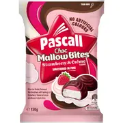Pascall Choc Mallow Strawberries & Crème Bites Snack & Share Bag 150g