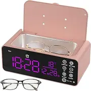 [Generic] Portable Ultrasonic Eyeglass Cleaner 16.9oz(500ml), 360 ° Three-Dimensional Cleaning, 47khz Jewelry Cleaner Ultrasonic Machine for Glasses, Ring, Watch Band, Retainer, Dentures, Coin