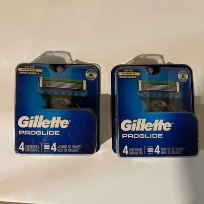 2 X Gillette Fusion ProGlide Power Cartridges - 4 Count SKU7