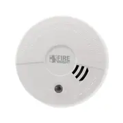 12 x FIRE KNIGHT Photoelectric Smoke Alarm With 9V Battery - White