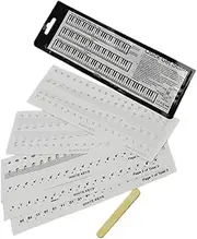 HAMPPLIES 6Pcs Piano Key Decals Easy to Use Stickers for Key Keyboards Removable Note Labels Lightweight for Beginners and Piano Learners