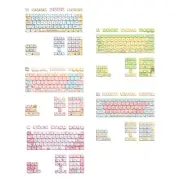 112Key MCA Keycap Set Cartoon Animal Keycaps for Merchanical Keyboards