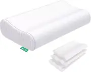 Cervical Pillow for Neck Strain Relief, Memory Foam Neck Pillow for Sleeping, Ad