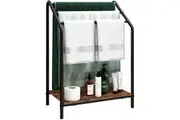 3 Tier Freestanding Towel Rack with Storage Shelf for Bathroom and Bedroom