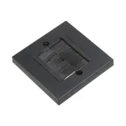 Brush Wall Plate Decoration Wall Panel Single Gang 86mmx86mm Black