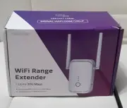 Cry0360 Wifi Range Extender Internet Booster 300Mbps Router Wireless Repeater