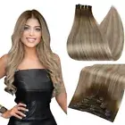Full Shine Clip in Hair Extensions Clip in Extensions Human Hair Double Weft