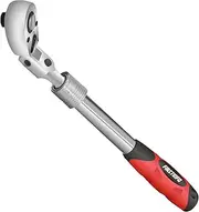 [FIRSTINFO] 1/2-Inch Drive Locking & Flexible Extendable Ratchet Wrench Reversible, Soft-Grip with 72-Tooth Geared Action (Length: 350-490mm)