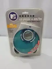 MTV CD Player 1028/SA AM FM Stereo Headphones Refac 2001