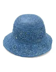[Ace of Something] Aalto Crochet Bucket Hat in Ocean Blue