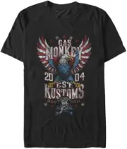 GAS MONKEY GARAGE - Rider Nation:T-shirt - NEW - SMALL ONLY