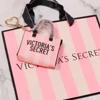 在飛比找蝦皮購物優惠-美國Victoria’s Secret迷你包包掛飾鑰匙圈
