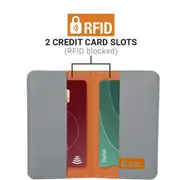 Go Travel RFID The Slip Card Wallet Assorted Colours 687
