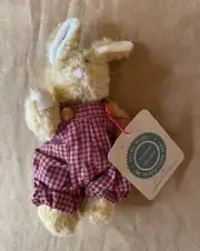 Peter Hare Boyds Bears 6" Plush Toy vintage red overalls rabbit
