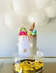 FILLABLE CAKE STAND | Birthday | Wedding | Cake Decoration | Balloons | Flowers