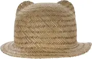 [Vaguelly] Unisex Boys and Girls Hat Braided Sun Hat for Boys Girls Outdoor Beach Play Dress-up Woven Cap for Toddlers Youth