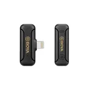 2pc Boya By-WM3T2-D1 2.4G Mini Wireless Microphone For iOS Devices Black