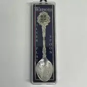 Vintage Watsons Silver Plated Collectors Spoon - Glastonbury England Souvenir ￼