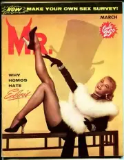MAG: Mr. 3/1957-Cheesecake-Why Homos Hate Elvis-Eartha Kitt-Rita Grable-Jim H...