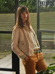 FatFace Sienna Light Stone Cropped Jacket (E87952) | $159