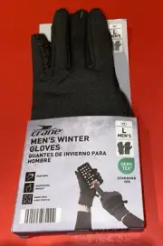 NEW! Crane MENS’ Charcoal Grey Winter Gloves/ W FREE Chapstick!/ LARGE