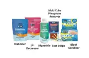 Hy Clor Pool Chemical Kit Algaecide Stabiliser Clarifier pH Balance Test Strips