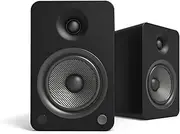 Kanto YU6 Powered Speakers with Bluetooth and Phono Preamp | Matte Black | Pair