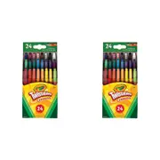 48pc Crayola Mini Twistables Colouring Crayons Drawing Craft Kids/Children 3y+