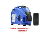 GENTRAX GT3500 Inverter Generator 3.5kW Max 3.0kW Rated + VoltX 5000mAh Power Bank