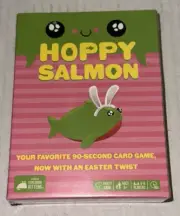Happy Salmon Hoppy Salmon Fun Family Party Action Card Game Easter Version NEW