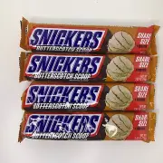 4 Limited Edition Snickers ButterScotch Scoop Candy Bars Share Size 4 pcs per