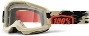 100% Strata 2 Motocross- and Mountainbike-Schutzbrille - Kombat, Clear Lens