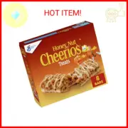 Honey Nut Cheerios Breakfast Cereal Treat Bars, Snack Bars, 8 ct