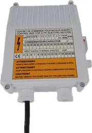Well Pump Control Box, 1.5KW 2HP, External Switch Controller with 80Uf Capacitor