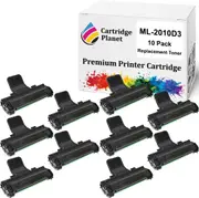 10-Pack Compatible Toner Cartridge for Samsung ML-2010D3 ML2010D3 (3000 Pages) for Samsung ML2010 ML2010PR ML2010R ML2015 ML2510 ML2570 ML2571N