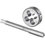 5/16"-18 UNC Tap and Die Set Left Hand, 5/16 x 18 UNC Machine Thread Tap and ...