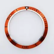 Orange and Black Bezel Insert For 41mm Omega Seamaster Planet Ocean