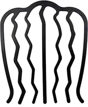 Hair French Comb - 7.8x6.5cm Twist Hair Comb | 3.07x2.55in Fine Curly Hiair Iron Coombs | Multifunctional Wedding, Fine Women Metal Combs Accesories
