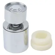 Chrome plated Swivel Tap Aerator with Soft Bubble Stream and Strong Spray