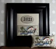 When I Think Of January With Button~Puntini Puntini