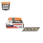 Paslode Collated Fasteners Framing Nails Round Head Coated Steel Paper Gray