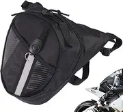 Motorcycle Thigh Bag - Thigh Purse Harness, Fanny Pack | Thigh Drop Leg Bag, Waist Pack, Motorcycle Waist Bag, Thigh Sling Bag, Breathable Black Polyester Thigh Bag