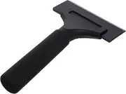 Generic Car Film Scraper Cars Cleaning Tools Automotive Ice Scraper Tint Tools Car Mirror Cleaner Window Squeegee for Car Windshield Long Handle Scraper Window Scraper Black Aluminum Alloy