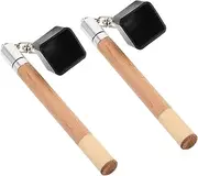2pcs Snooker Tip Shaper with Chalk Holder Accessory for Cue Maintenance and Easy Chalk Management Billiard Rooms