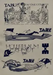 1923 Original German Poster, Klinger, Doodle #2/Tabu (Horse/Rider)