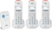 VTech CareLine Cordless Bundle - NBN Ready Phone System - 3 handsets